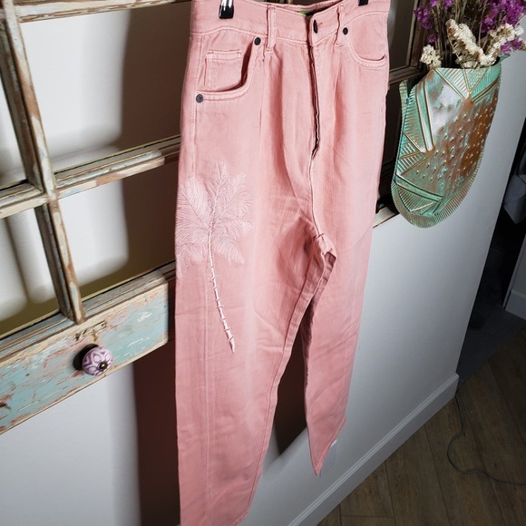 NWT Sandrine Rose High Rise wide leg pants size 28 - Picture 4 of 9